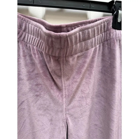 Avia Women's Flared Velour Pants Purple Size S Casual Wide-Leg - Picture 5 of 8